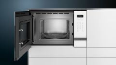 Siemens BF525LMW0 iQ500 Ankastre Mikrodalga Beyaz 20 Litre