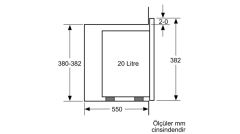 Siemens BF525LMW0 iQ500 Ankastre Mikrodalga Beyaz 20 Litre