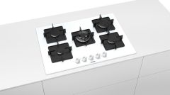 Siemens EN7B2QO12O iQ300 Ankastre Gazlı Ocak Beyaz