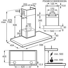 Electrolux LFT766X 60 cm Davlumbaz