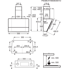 Electrolux LFV616Y Ankastre Davlumbaz