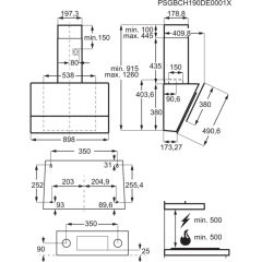 Electrolux LFV619Y 90 cm Davlumbaz