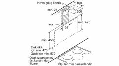 Siemens LC95KA270T iQ300 Duvar Tipi Davlumbaz Beyaz