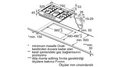 Siemens EC7A5RB90 iQ500 Ankastre Gazlı Ocak