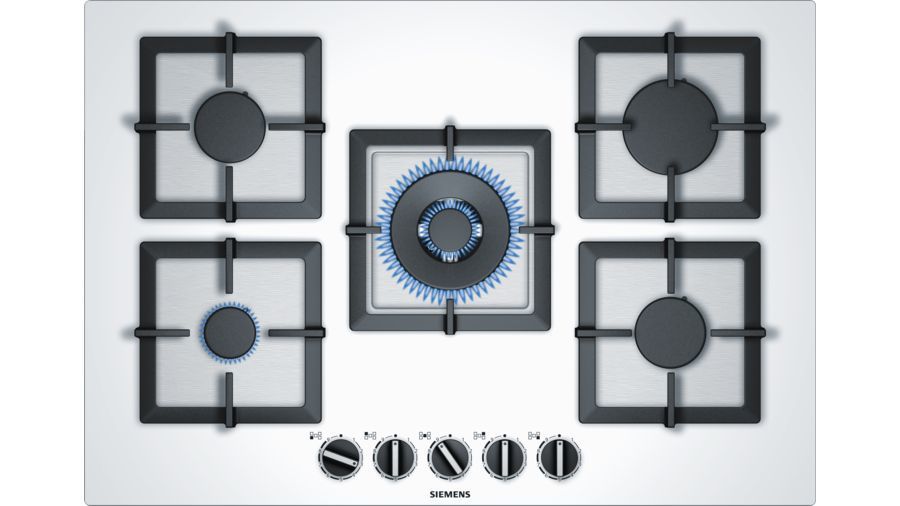 Siemens EP7A2QB20 iQ500 Ankastre Gazlı Ocak Beyaz