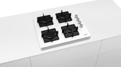 Siemens EO0C2PO12O iQ100 Set Üstü Gazlı Ocak Beyaz