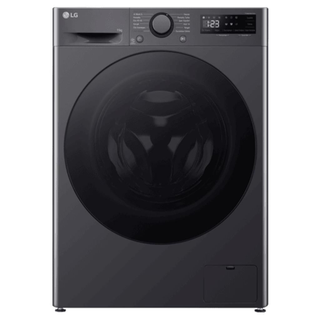 LG F4Y5EYWYJ.AMBPLTK Çamaşır Makinesi 11 kg 1400 dev./dk Siyah