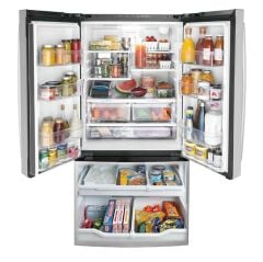 io mabe INO27JSPFFS Alttan Donduruculu Çelik Buzdolabı 764 Litre