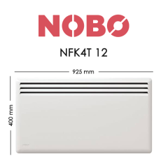 Nobo Front NFK4T 12 Panel Isıtıcı 1250 Watt