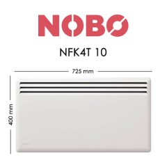 Nobo Front NFK4T 10 Panel Isıtıcı 1000 Watt