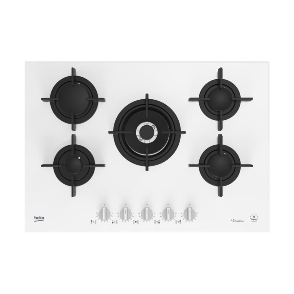 Beko BOCD T 7521 DWKB Ankastre Gazlı Cam Tablalı Ocak