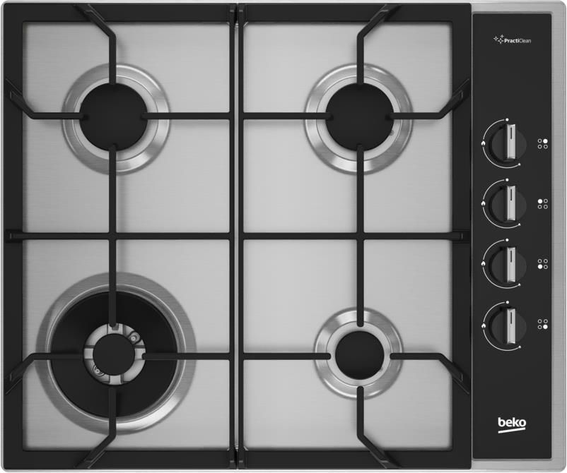 Beko BOMD D 6110 DWI Beyond Gazlı Inoks Metal Ankastre Ocak