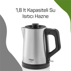 Arzum AR3129 Deminde Çay Makinesi - Inox