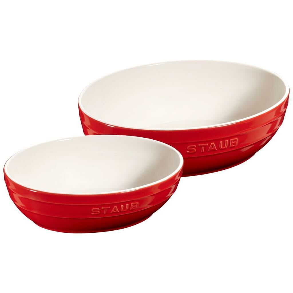 Staub 405115710 Seramik 2'li Kase Seti (Kiraz)