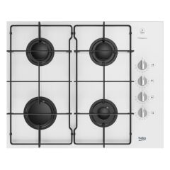 Beko BOCD D 6511 EKB Ankastre Gazlı Cam Tablalı Ocak Beyaz
