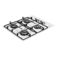Beko BOCD D 6511 EKB Ankastre Gazlı Cam Tablalı Ocak Beyaz