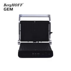 BergHOFF 7950600 GEM TITAN Gümüş Gri Çelik Izgara ve Tost Makinesi