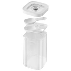 Zwilling 1025401 Fresh & Save Cube Vakum Başlangıç Seti S 6 Parça Şeffaf - Beyaz