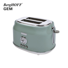 BergHOFF 7950041 GEM RETRO Mint Yeşil İki Dilim Ekmek Kızartma Makinesi