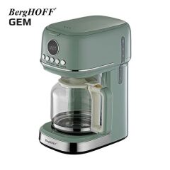 BergHOFF 7950401 GEM RETRO bardak Mint Yeşil Filtre Kahve Makinesi