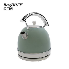 BergHOFF 7950021 Gem Retro 1.7L Yuvarlak Su Isıtıcısı - Mint Yeşil