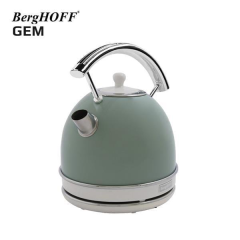 BergHOFF 7950021 Gem Retro 1.7L Yuvarlak Su Isıtıcısı - Mint Yeşil