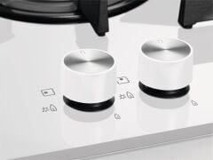 Electrolux KGG64362W Beyaz Cam Yüzeyli Ankastre Gazlı Ocak