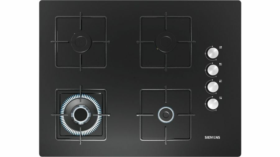 Siemens EO7C6HO12O iQ100 Ankastre Gazlı Ocak Siyah