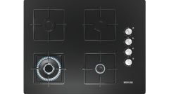 Siemens EO7C6HO12O iQ100 Ankastre Gazlı Ocak Siyah