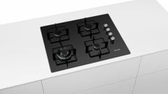 Siemens EO7C6HO12O iQ100 Ankastre Gazlı Ocak Siyah