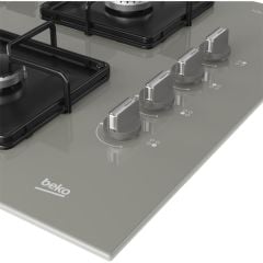 Beko BOCD K 6510 EWG Ankastre Gri Cam Ocak