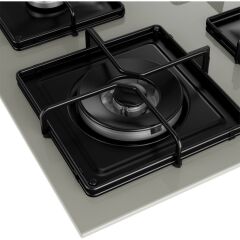 Beko BOCD K 6510 EWG Ankastre Gri Cam Ocak