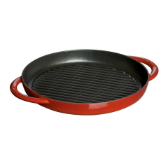 Staub 405103090 Çift Kulplu Döküm Izgara Tava 26 cm