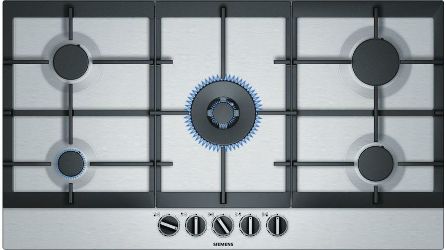 Siemens EC9A5RB90 iQ500 Gazlı Ocak 90 cm Paslanmaz Çelik
