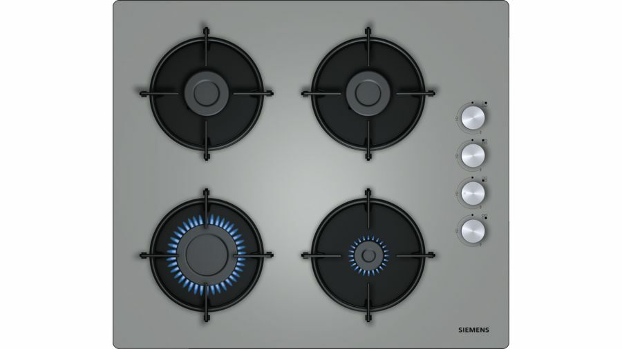 Siemens EO6C8PO00O Gazlı Ocak Sert Cam Titanyum Gri 60 cm