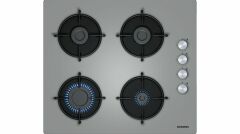 Siemens EO6C8PO00O Gazlı Ocak Sert Cam Titanyum Gri 60 cm