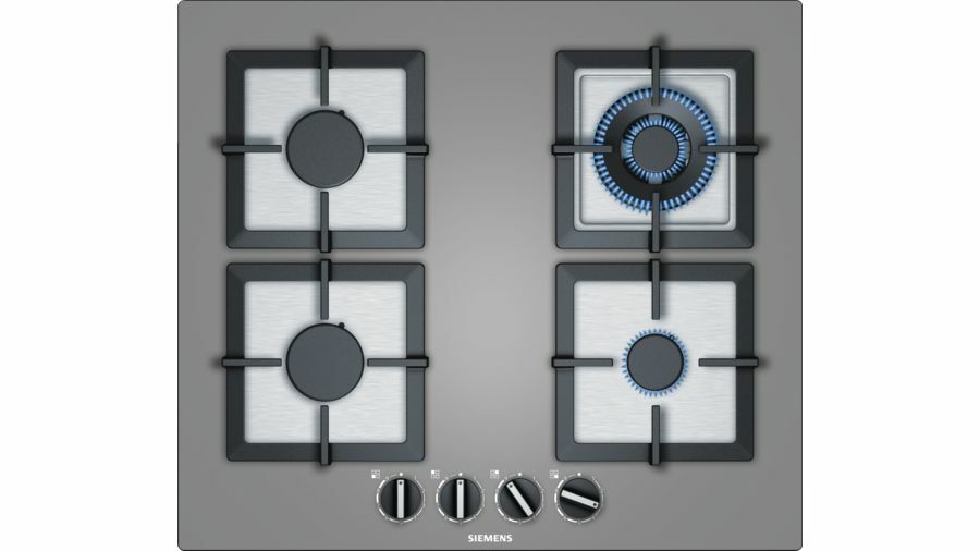 Siemens EP6A8HB20 Ankastre 4 Gözü Gazlı Ocak Sert Cam Titanium Gri