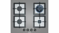 Siemens EP6A8HB20 Ankastre 4 Gözü Gazlı Ocak Sert Cam Titanium Gri