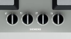 Siemens EP6A8HB20 Ankastre 4 Gözü Gazlı Ocak Sert Cam Titanium Gri