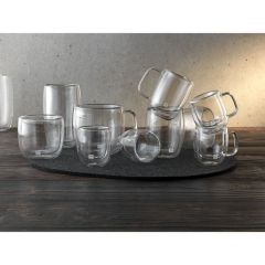 Zwilling 395001110 Sorrento Plus Çift Camlı Kulplu 2li Espresso Bardak Set