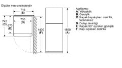 Siemens KD55NNLE0N Üstten Donduruculu Buzdolabı