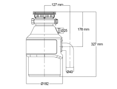 Teka TR 23.1 Çöp Öğütücü
