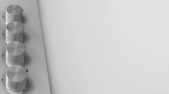 Siemens EO6C2PB11O Ankastre Gazlı Ocak Sert Cam Beyaz 60 cm