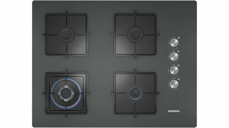 Siemens EO7C9HO12O iQ100 Ankastre Gazlı Ocak Siyah
