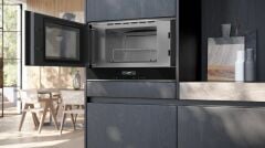 Siemens BE732L1B1 iQ700 Ankastre Mikrodalga Fırın Siyah
