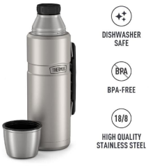 Thermos SK2010 Staınless King Large 1.2L-Matte Bla