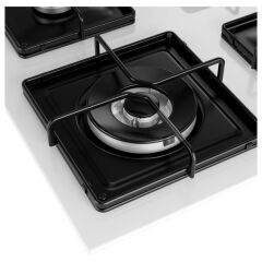 Beko BOCD K 6510 EWB Ankastre Gazlı Cam Tablalı Ocak Beyaz