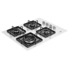 Beko BOCD K 6510 EWB Ankastre Gazlı Cam Tablalı Ocak Beyaz