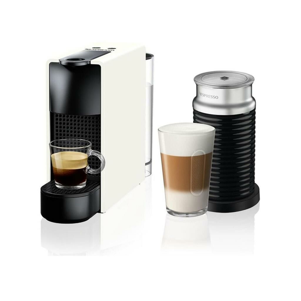 Nespresso C35 Essenza Mini Kapsüllü Kahve Makinesi ve Süt Köpürtücü Aksesuar Beyaz