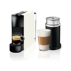Nespresso C35 Essenza Mini Kapsüllü Kahve Makinesi ve Süt Köpürtücü Aksesuar Beyaz